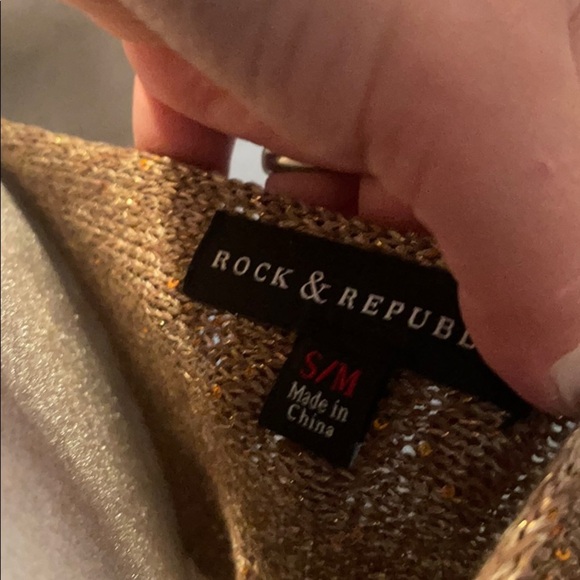 Rock & Republic Copper Metallic Delicate Sweater - Picture 9 of 9